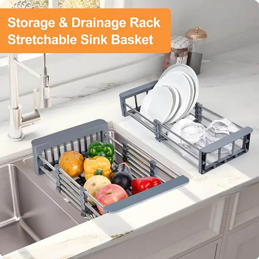 Stainless Steel Drain Rack Basket